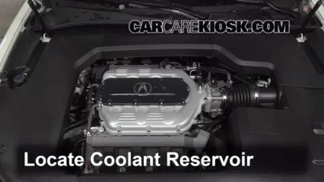 2012 Acura TL 3.5L V6 Refrigerante (anticongelante) Cambiar refrigerante